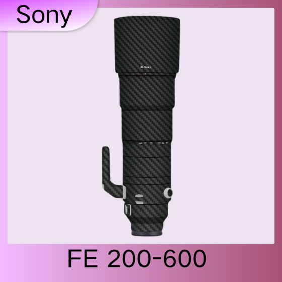 Lentes Sony FE200-600F5.6-6.3 G OSS - Pele câmera, adesivo câmera - com alta resistência a arranhões, à prova d'água e com design elegante.
